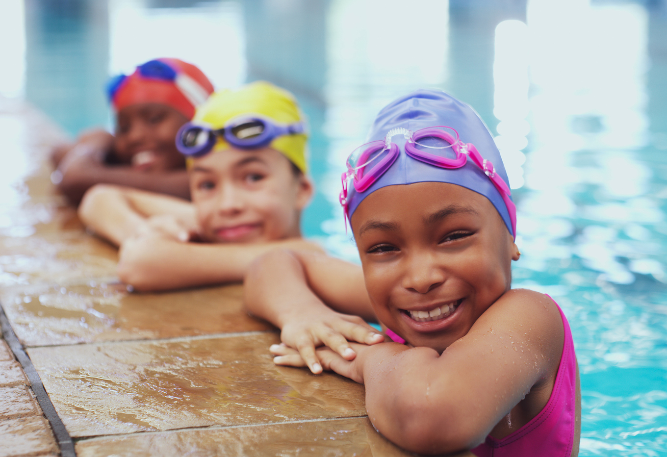 Girls in a pool Girls in a pool