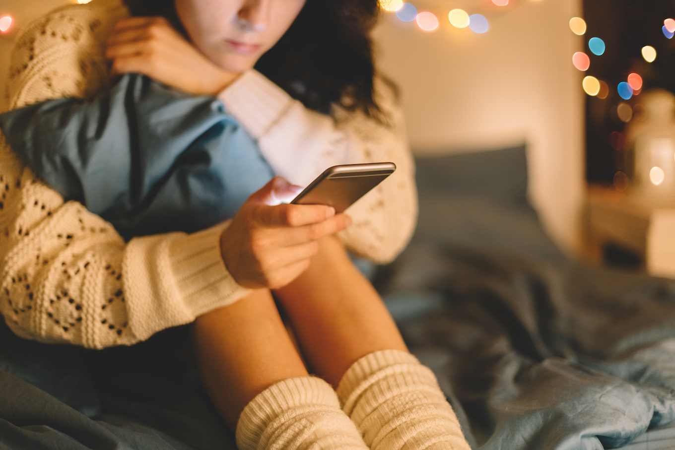 Teenage girl texting Teenage girl texting