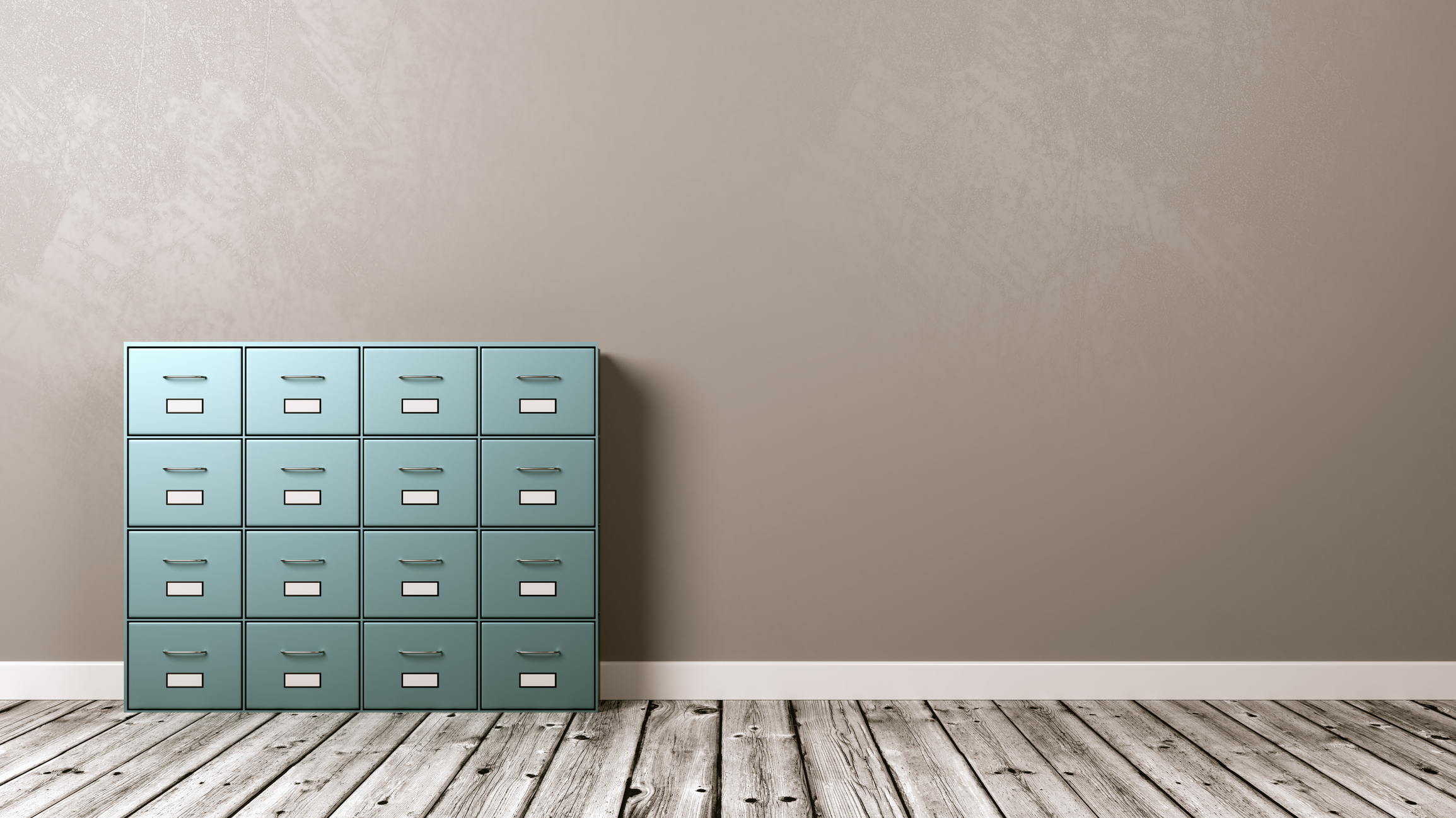 Archive Rack on Wooden Floor Against Wall Archive Rack on Wooden Floor Against Wall